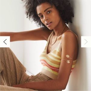 Anthropologie Scotch & Soda Woven Crop Top Size Medium